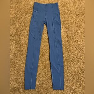 Lululemon fast and free size 2 28” (blue nile)